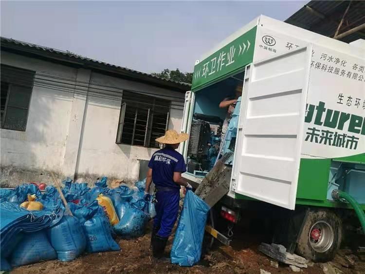 泾阳工业污泥压干处理